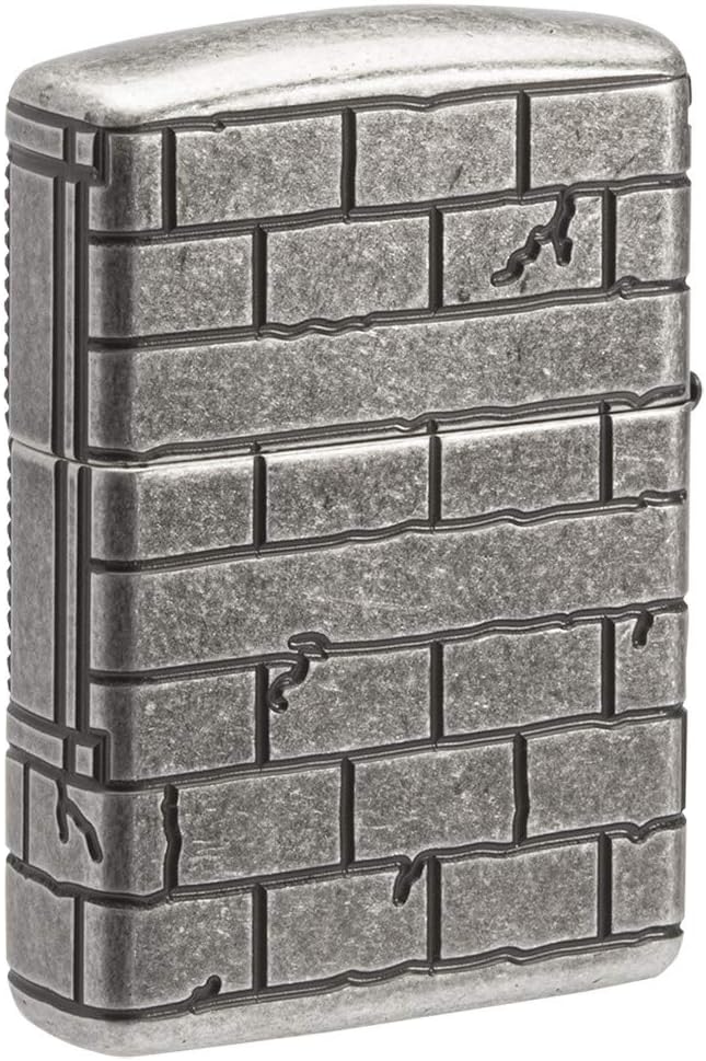Zippo MultiCut Gargoyle Armor Antique Silver Pocket Lighter, One Size